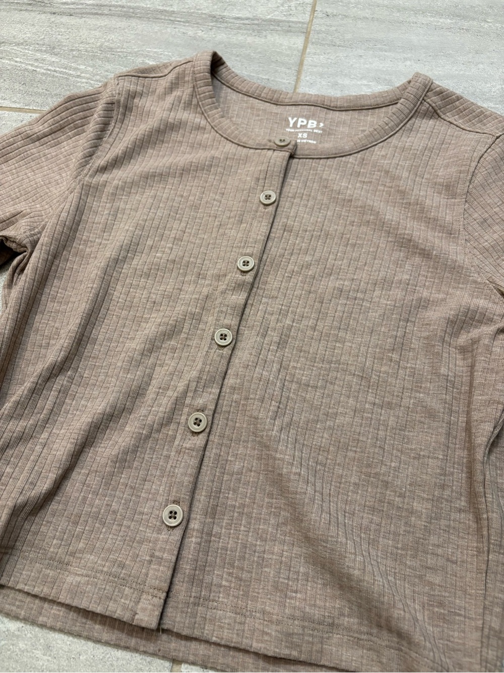 YPB Rib Cardigan - Picture 2 of 5